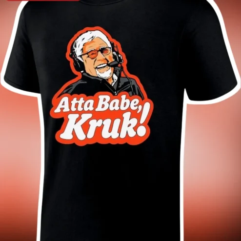 Atta Babe Kruk Joe Buck Caricature Tee Baseball Humor Shirt for Fans