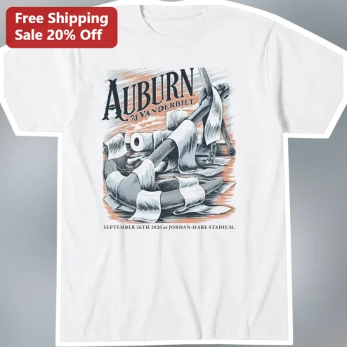 Auburn vs Vanderbilt September 26 2026 Jordan-Hare Stadium Game Day Tee
