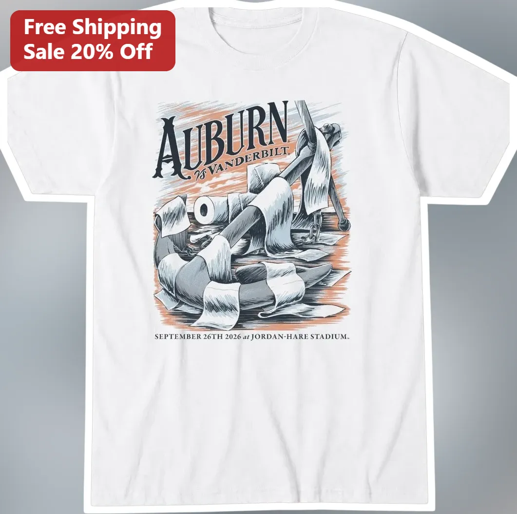 Auburn vs Vanderbilt September 26 2026 Jordan-Hare Stadium Game Day Tee