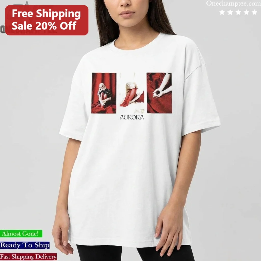 AURORA Tee Indie Pop Singer Aurora Aksnes Graphic T-Shirt Music Merch Gift for Fans
