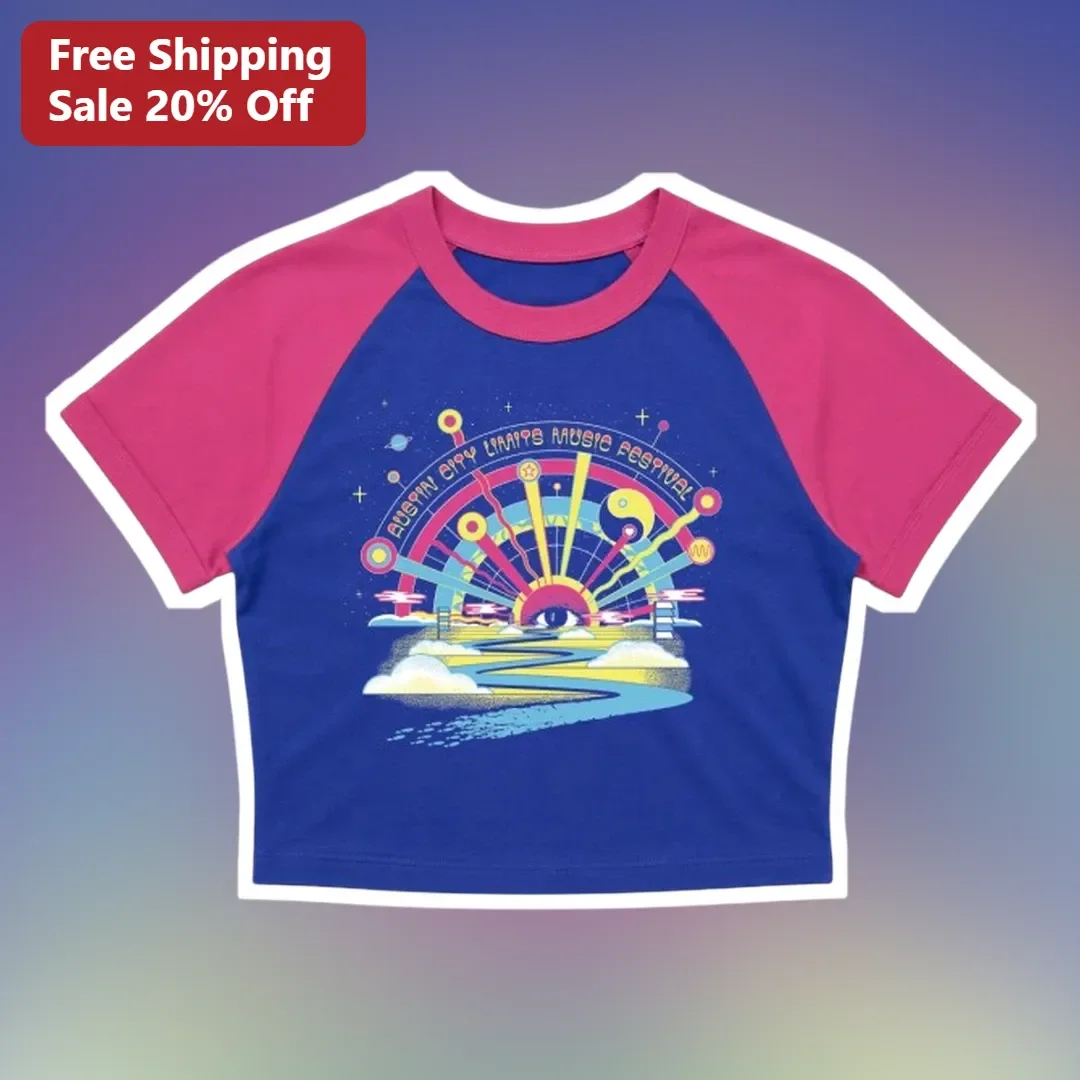 Austin City Limits Music Festival Psychedelic Retro Tee