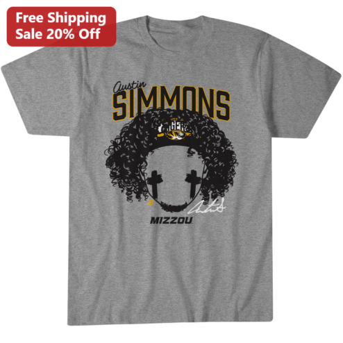 Austin Simmons MIZZOU Missouri Tigers Graphic Player Tee