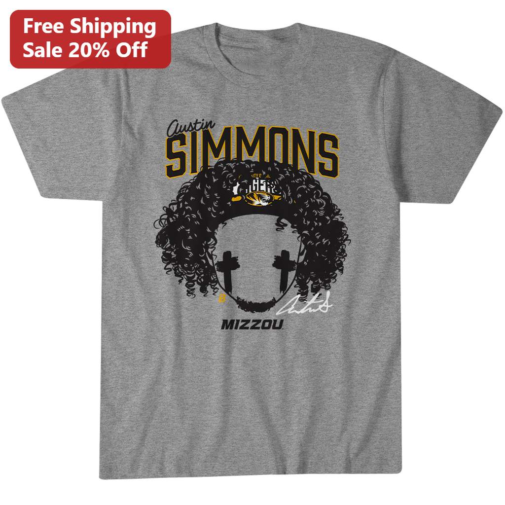 Austin Simmons MIZZOU Missouri Tigers Graphic Player Tee