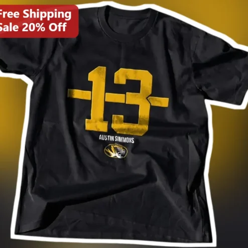 Austin Simmons Tee Missouri Tigers NIL College Football Name Number Shirt