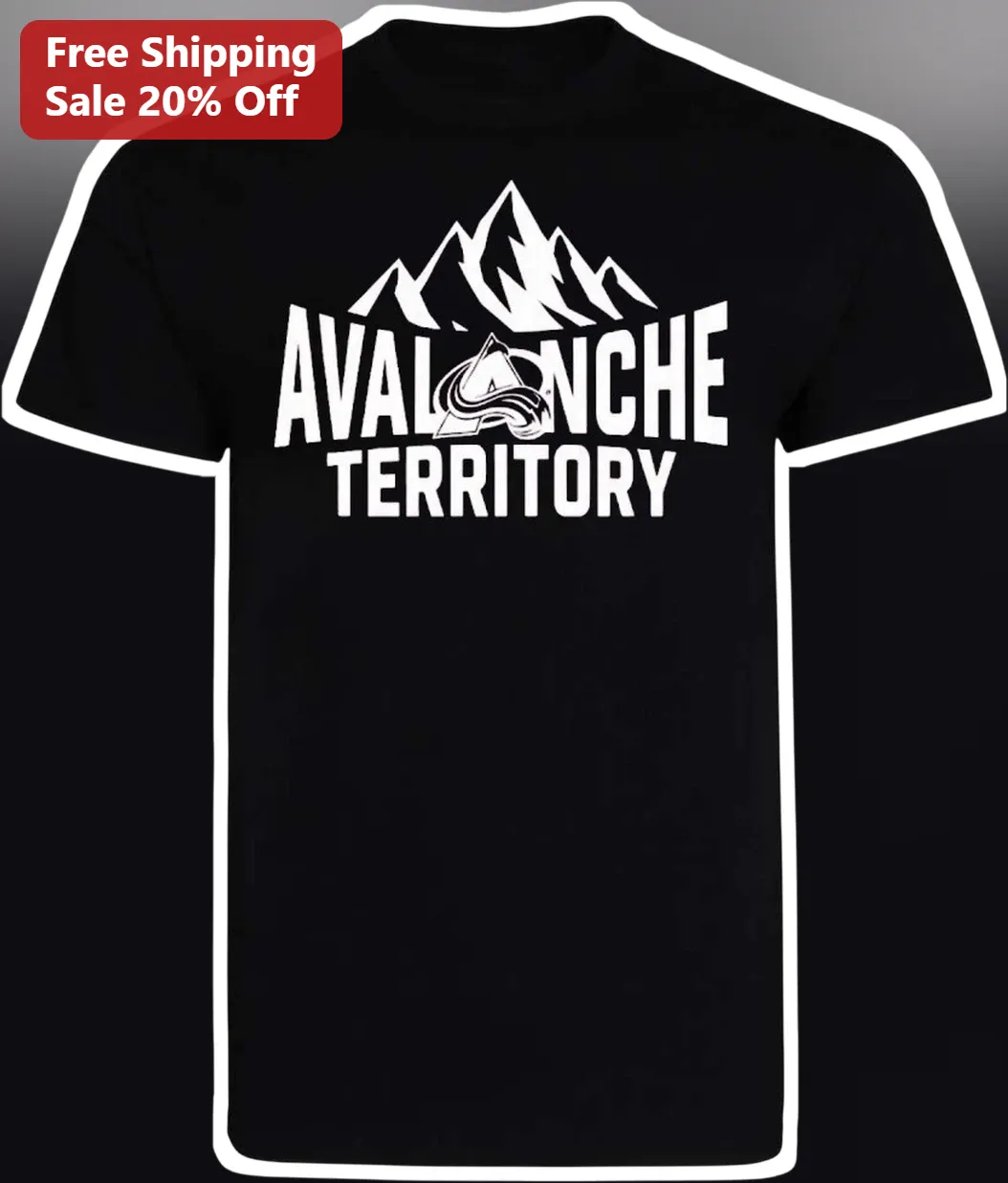 Avalanche Territory Tee Colorado Avs Hockey Fan Game Day Shirt