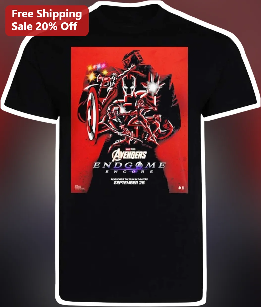 Avengers Endgame Encore Reassemble The Team Tee