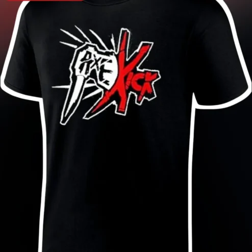 Axe Kick Graphic Tee Martial Arts MMA Fighter Shirt