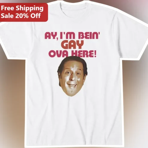 Ay I'm Bein' Gay Ova Here Joe Rogan Meme Tee