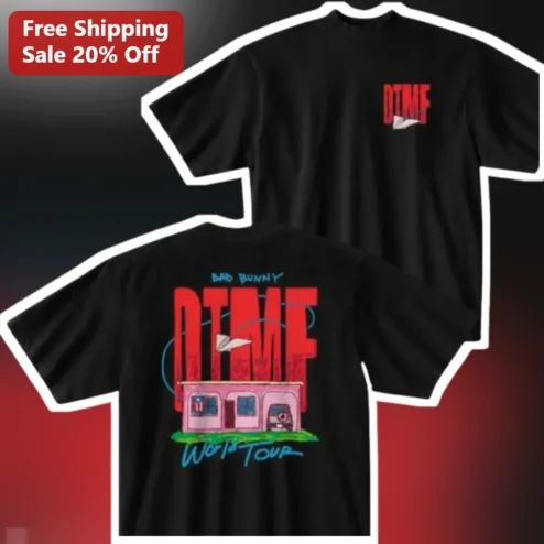 Bad Bunny DTMF World Tour Tee Graphic Shirt for Music Fans Concert Merch