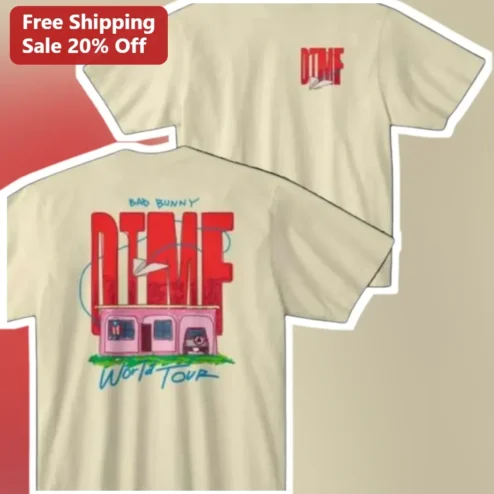 Bad Bunny DTMF World Tour Tee Music Fan Concert Merch Streetwear Shirt