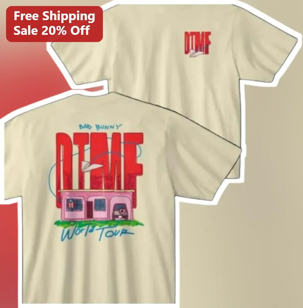 Bad Bunny DTMF World Tour Tee Music Fan Concert Merch Streetwear Shirt