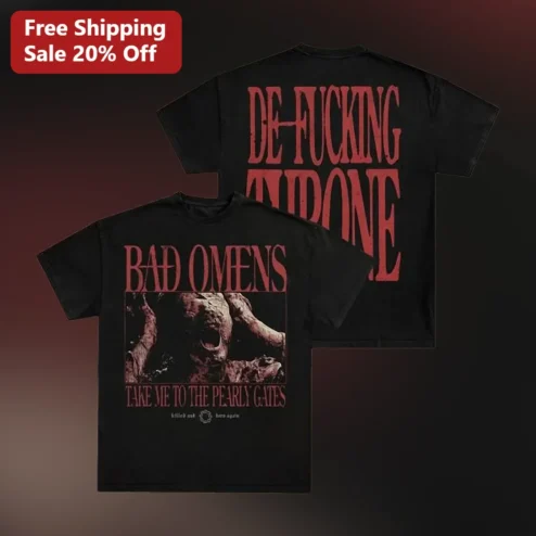 Bad Omens De-Fucking Done Take Me To The Pearly Gates Graphic Tee