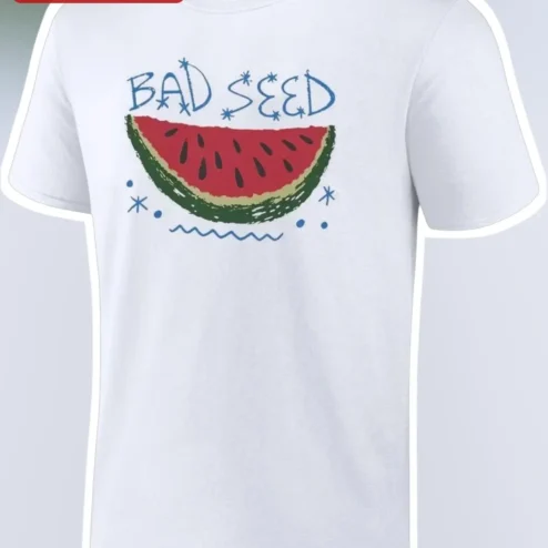 Bad Seed Tee Cute Watermelon Slice Graphic T-Shirt for Kids Toddlers Summer Gift