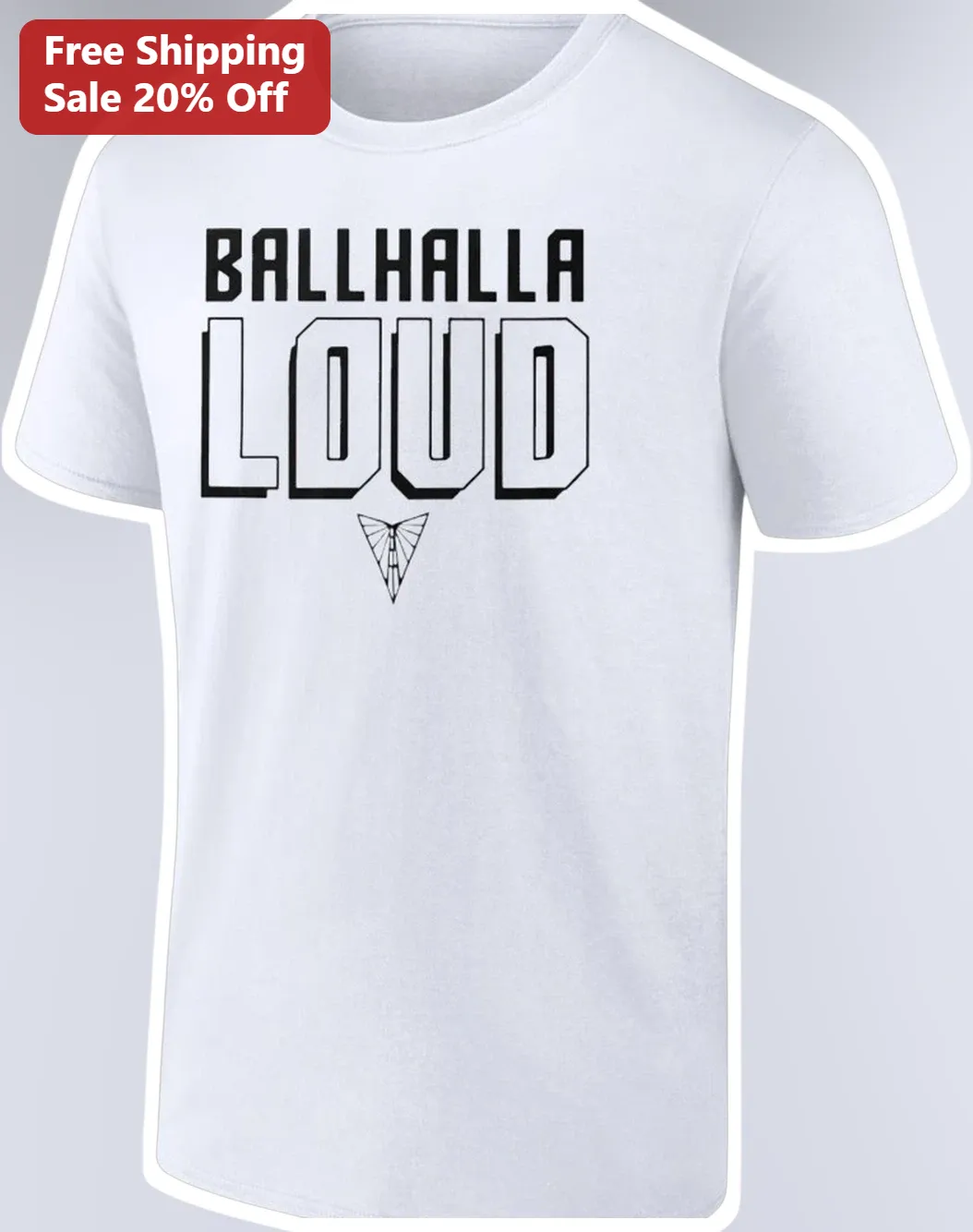 BALLHALLA LOUD Golden State Valkyries WNBA Fan Tee