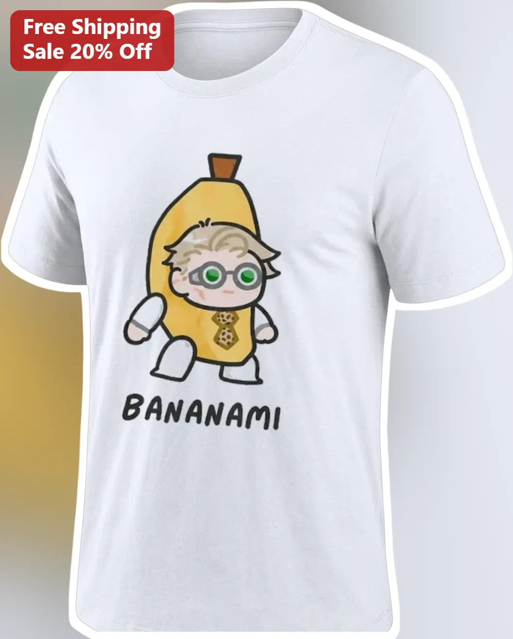 BANANAMI One Piece Nami Chibi Graphic Tee Kawaii Anime Fan Gift Shirt