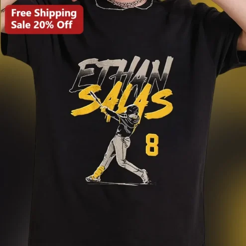 Baseball Player Swing Tee Personalized Custom Name Number Youth Baseball Gift