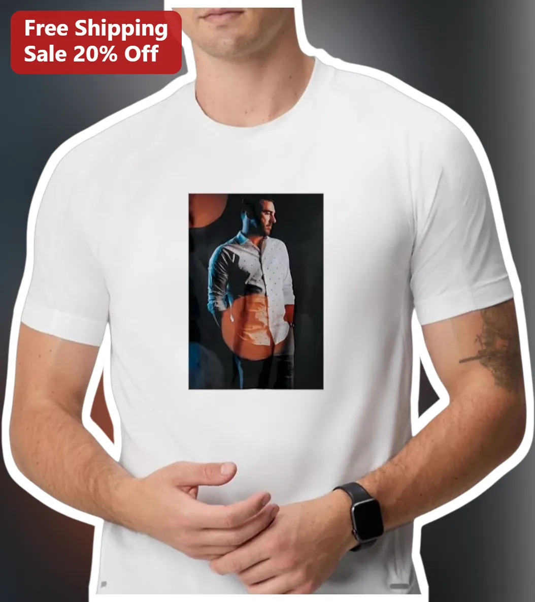 Basketball Player Portrait Tee Custom Photo Artistic Graphic Shirt for Men Athletes