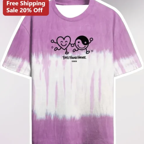 Bass Friends Forever Tee EDM Rave Gift for Bass Heads Electronic Music Fans
