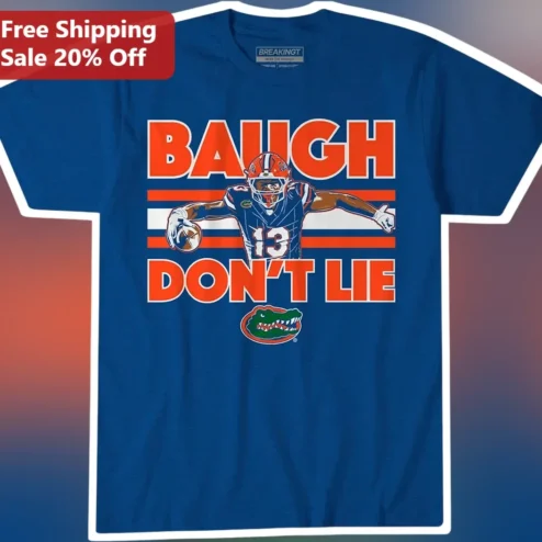 Baugh Don't Lie Trey Baugh Florida Gators Football Retro Graphic Tee