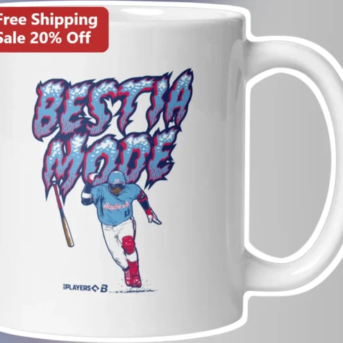 BEASTIA MODE Mug Ronald Acuna Jr Atlanta Braves Baseball Fan Gift Ceramic Coffee Cup