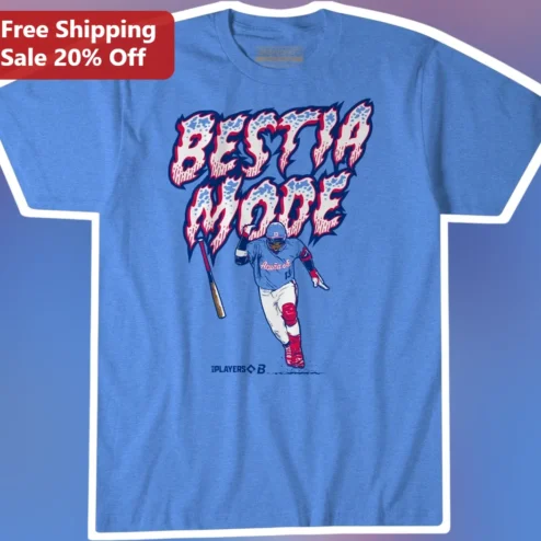 BEASTIA MODE Ronald Acuna Jr Atlanta Braves Graphic Tee