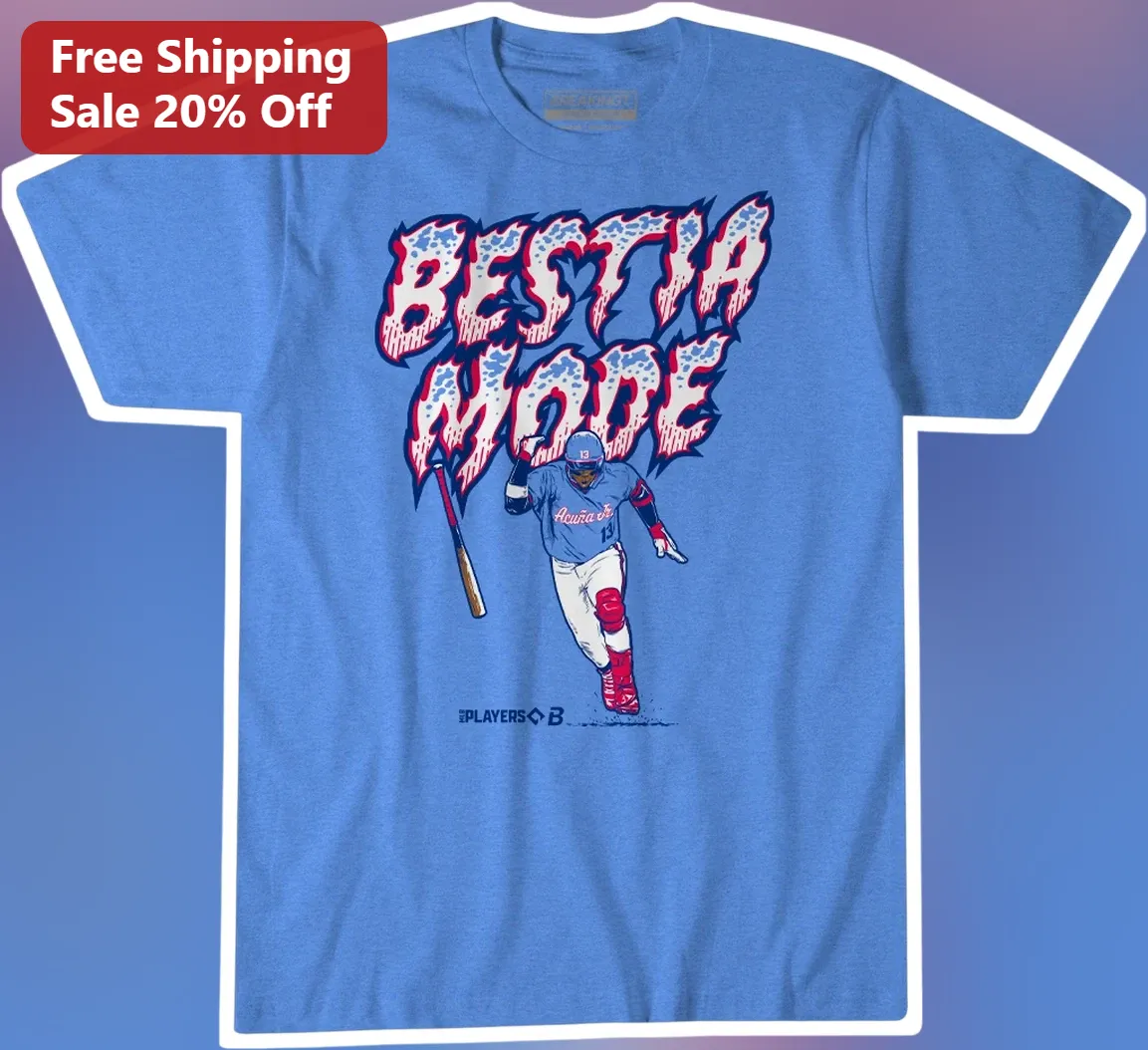 BEASTIA MODE Ronald Acuna Jr Atlanta Braves Graphic Tee