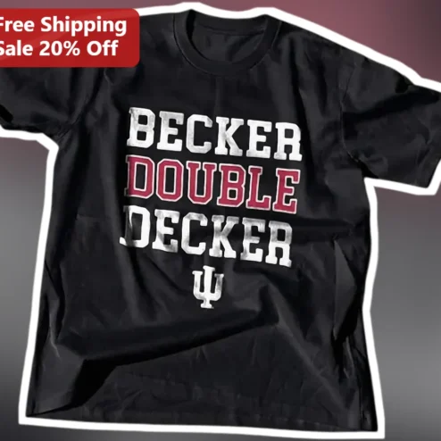 Becker Double Decker Psi Psychology Major Greek Life Vintage Collegiate Tee