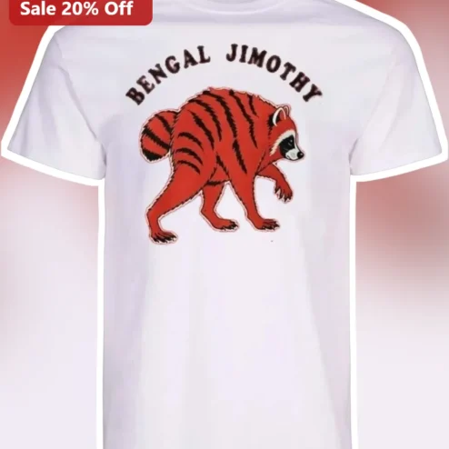Bengal Jimothy Tee Funny Red Panda Tiger Hybrid Graphic Shirt for Animal Lovers