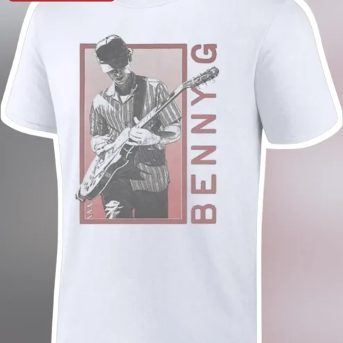 Benny G Vintage Guitarist Graphic Tee Retro Musician Merch Shirt