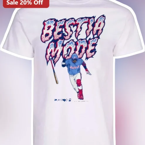 Bestia Mode Tee Ronald Acuna Jr Vintage Baseball Graphic Shirt for Men