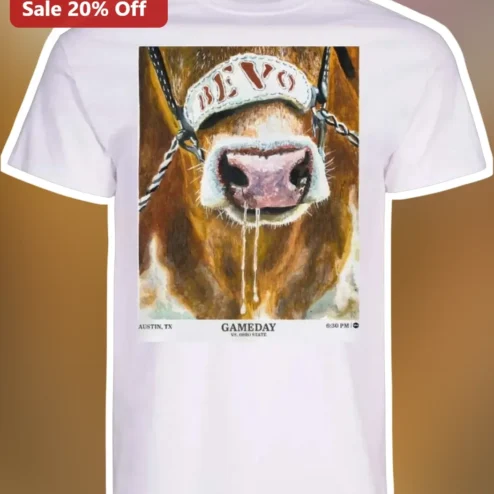 Bevo Gameday Texas Longhorns Vintage Mascot Tee