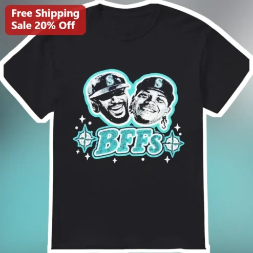 BFFs Tee Julio Rodriguez Randy Arozarena Seattle Mariners Best Friends Baseball Gift