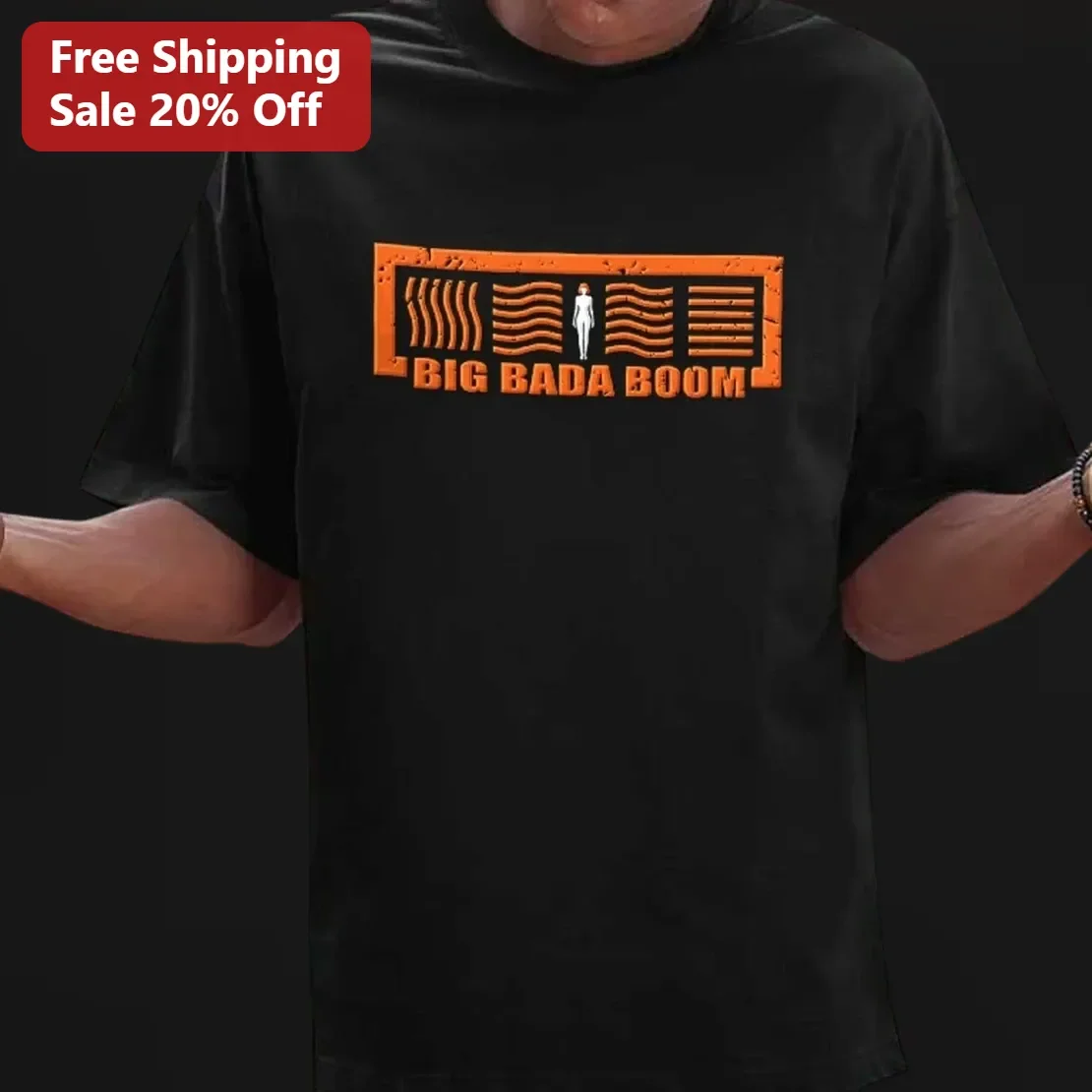 Big Bada Boom Pulp Fiction Mia Wallace Graphic Tee Movie Quote Shirt