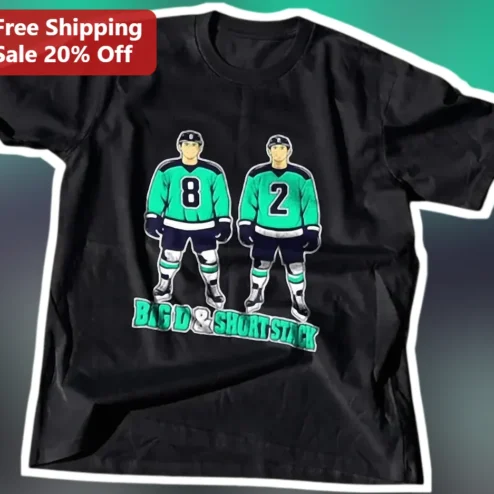 Big D Short Stack Tee Connor McDavid Leon Draisaitl Edmonton Oilers Hockey Fan Gift