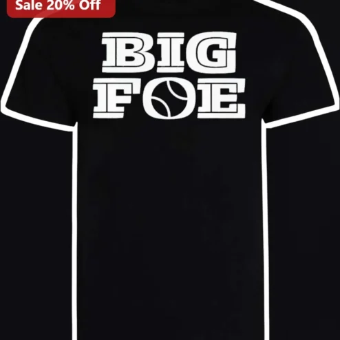 Big Foe Baseball Tee Funny Rival Sibling Gift for Players Coaches Fans