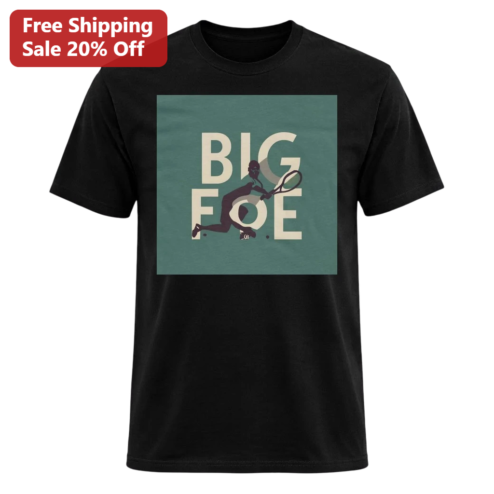 Big Foe Frances Tiafoe Tennis Tee, Vintage Graphic Shirt Tennis Fan Gift