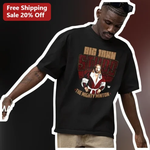 Big John Studd Mighty Minton Vintage Wrestling Tee