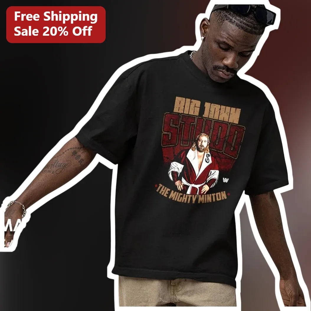 Big John Studd Mighty Minton Vintage Wrestling Tee