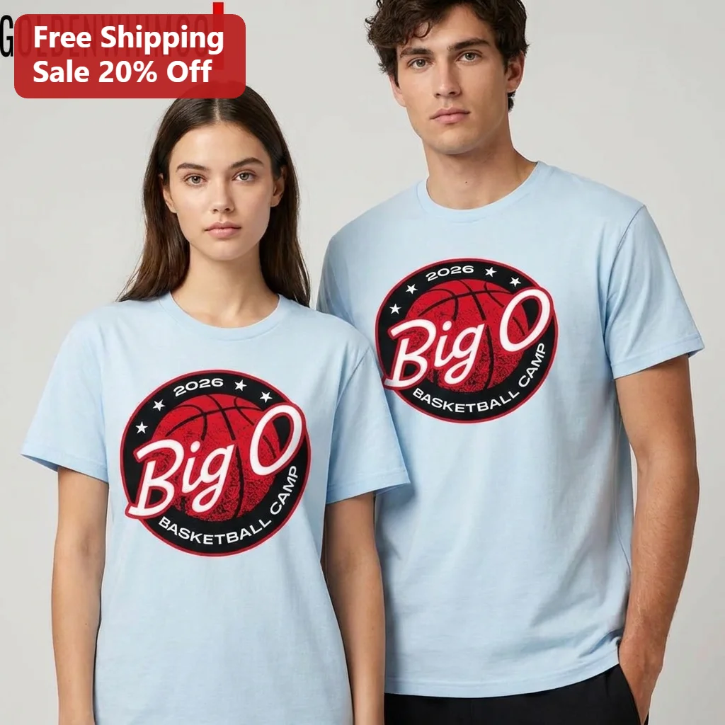 Big O 2026 Basketball Camp Tee Gift for Players, Coaches and Fans