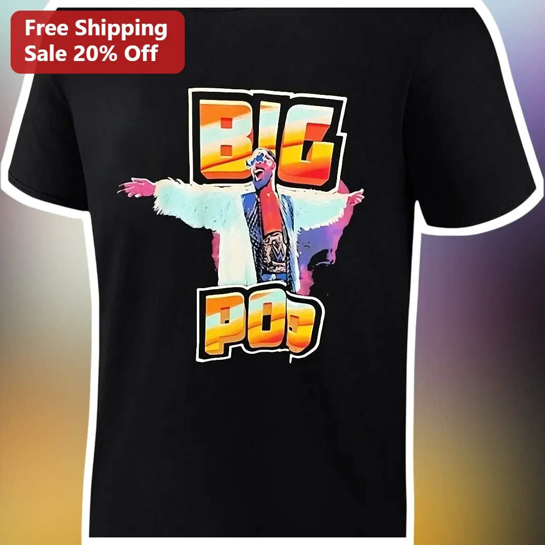 Big Pop Wrestling Graphic Tee Retro Sports Streetwear Shirt
