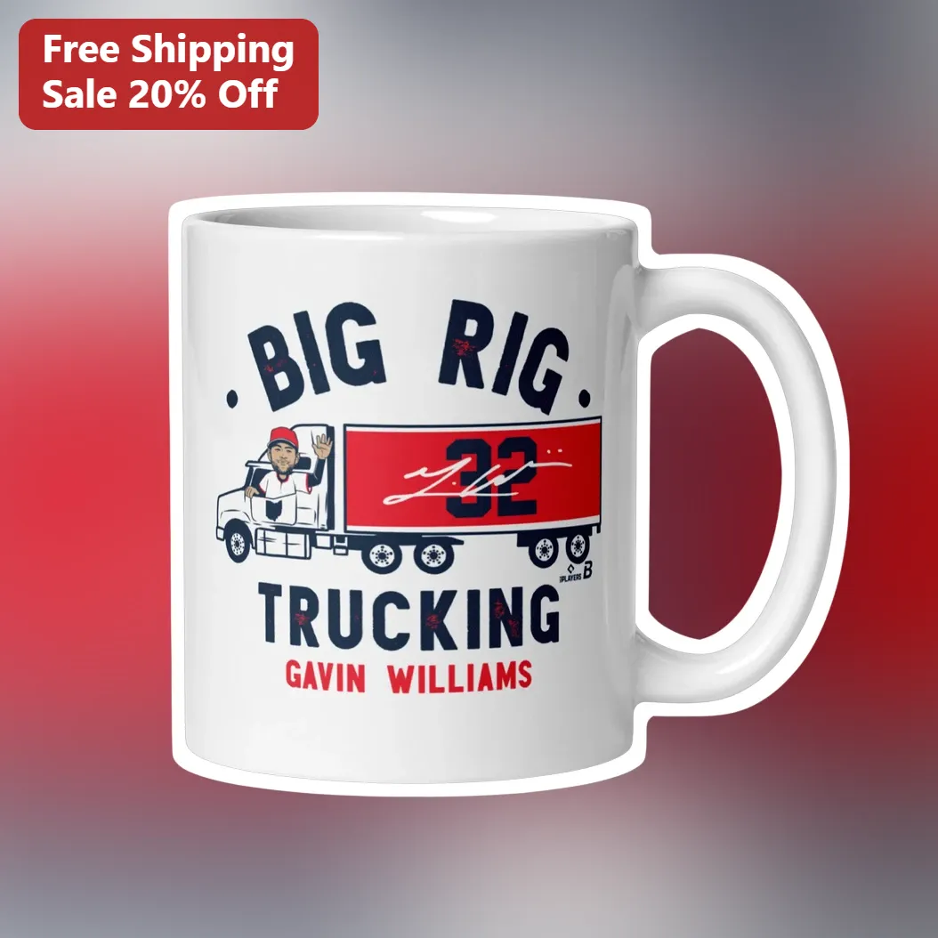 Big Rig Trucking Mug Personalized Semi Truck Driver Gift Cartoon Coffee Cup