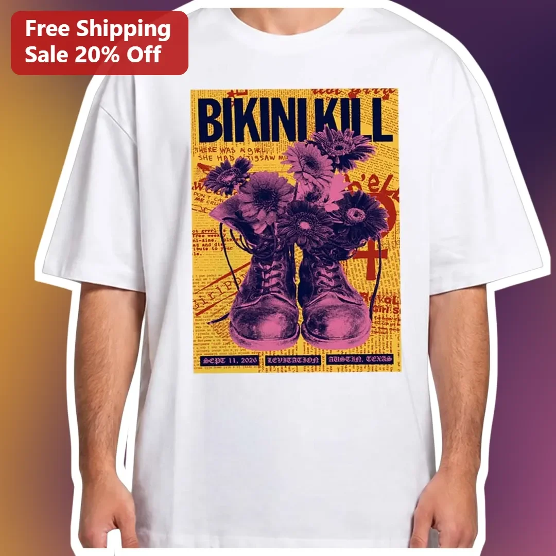 Bikini Kill Vintage Punk Rock Riot Graphic Tee for Women