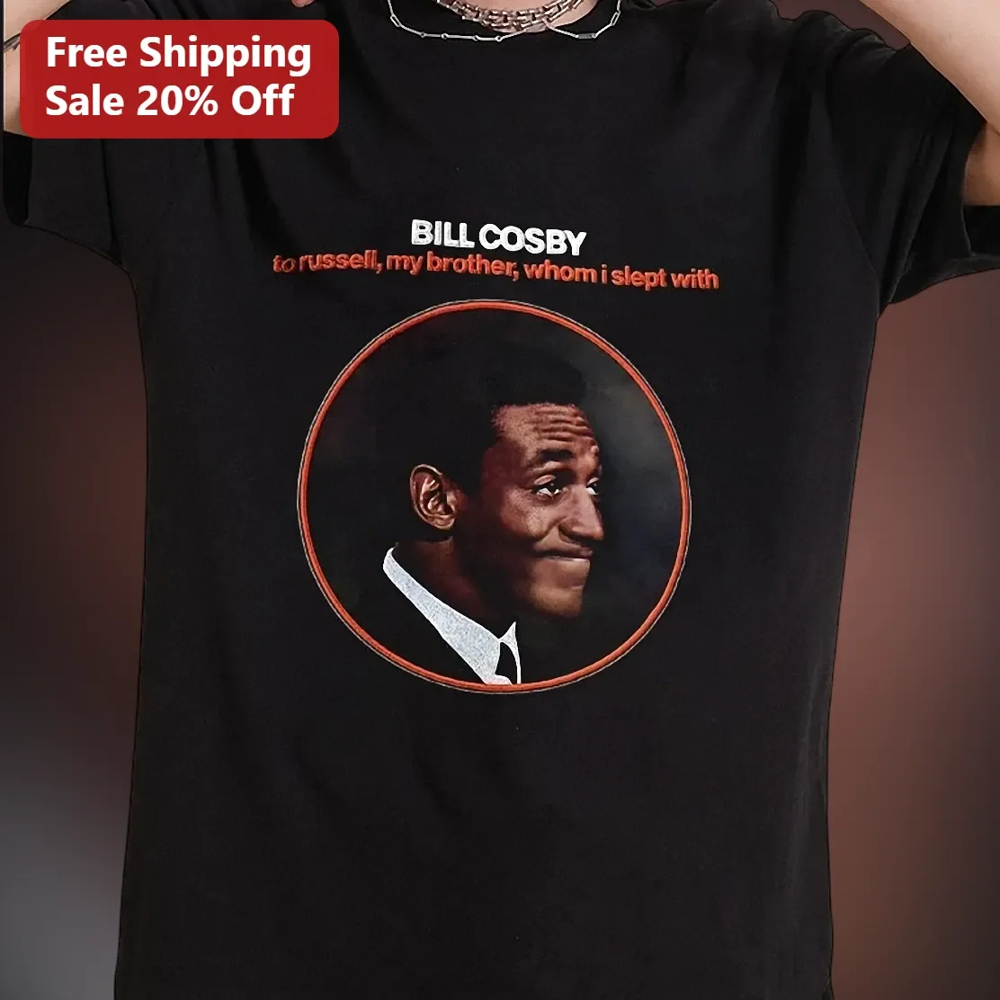 Bill Cosby Tee Vintage Comedian Graphic T-Shirt Funny Sarcastic Gift For Him Her