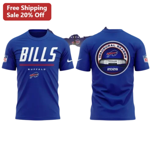 Bills Buffalo Inaugural Season 2026 Tee Highmark Stadium Commemorative Fan Shirt