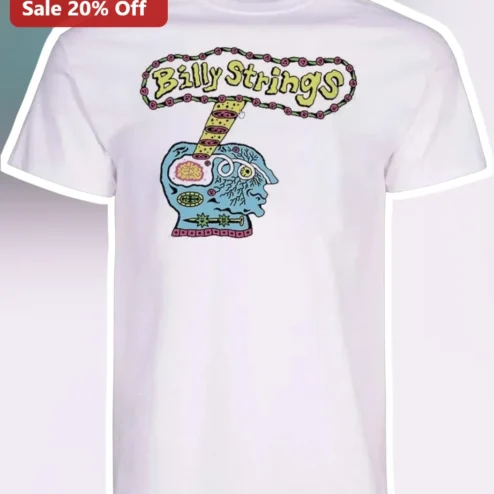 Billy Strings Psychedelic Anatomical Brain Graphic Tee Jam Band Merch Gift