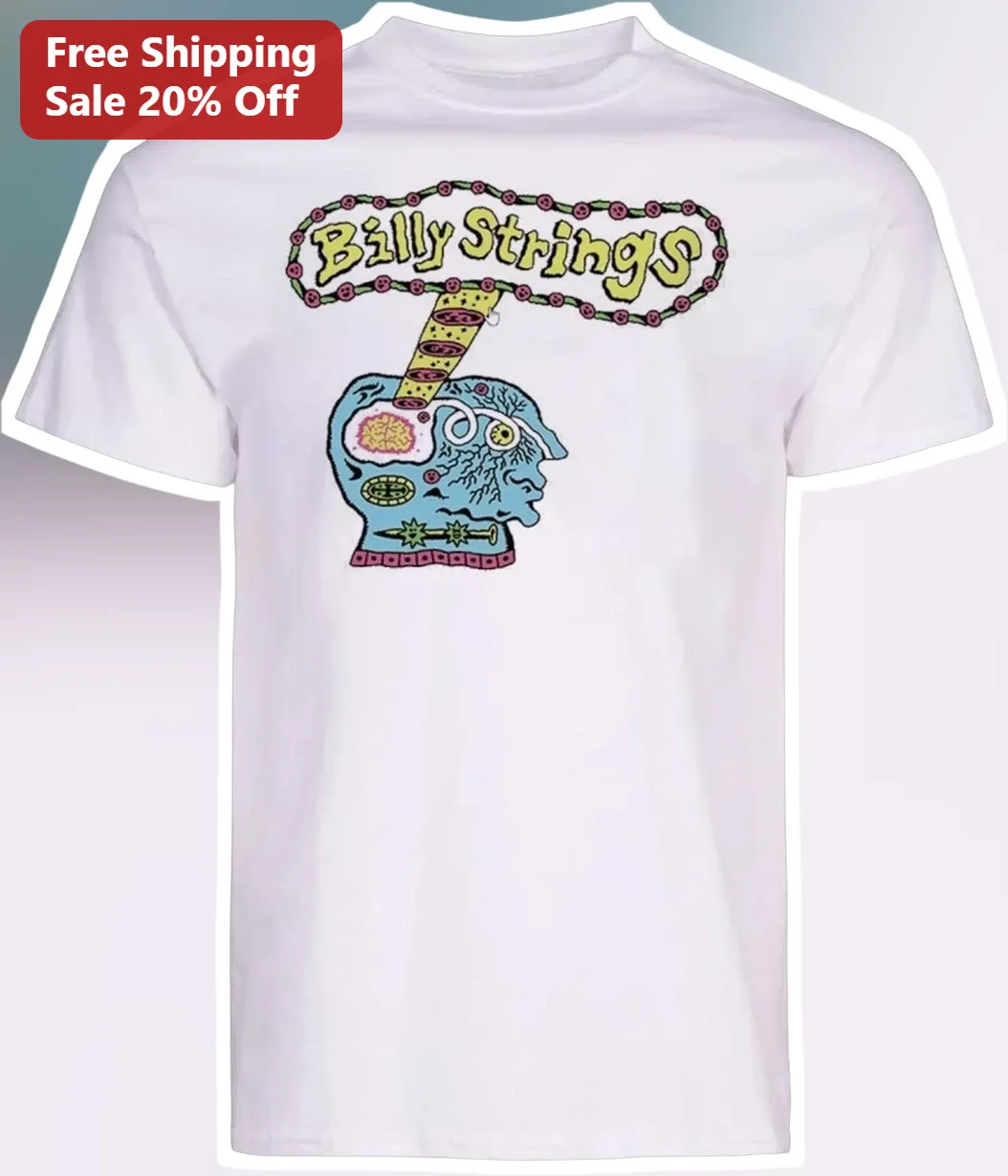 Billy Strings Psychedelic Anatomical Brain Graphic Tee Jam Band Merch Gift