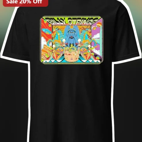 Billy Strings Psychedelic Graphic Tee Jam Band Merch Country Rock T-Shirt