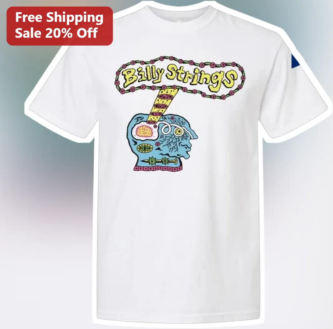 Billy Strings Psychedelic Guitar Tee Bluegrass Music Fan Gift Shirt