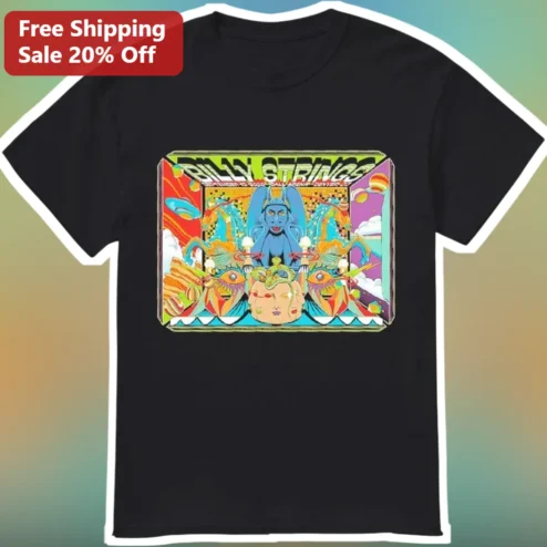 Billy Strings Psychedelic Retro Concert Poster Graphic Tee