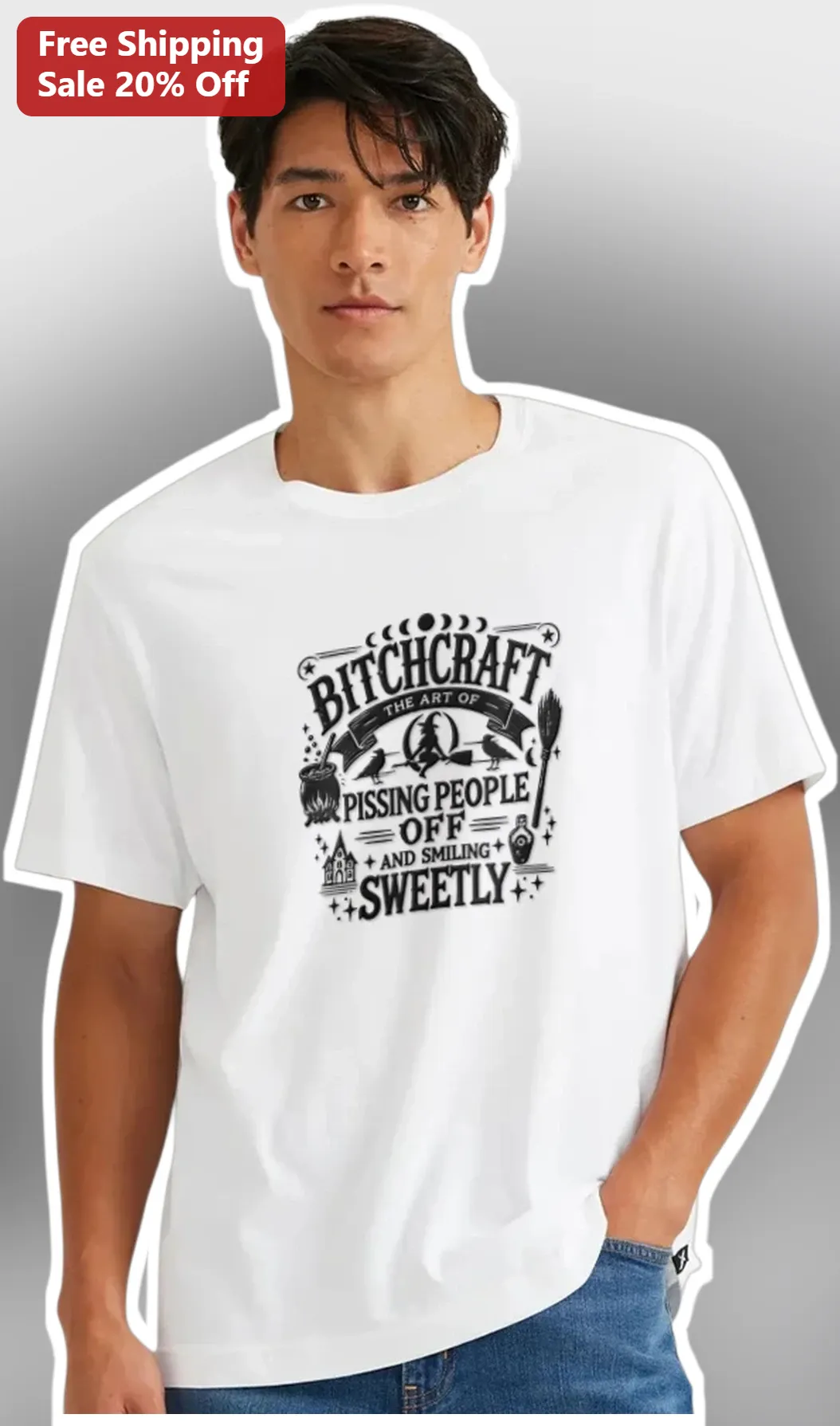 The Art of Pissing People Off and Smiling Sweetly Graphic Tee